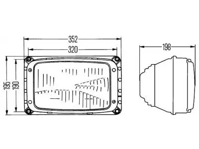 HELLA Priekšējais Lukturis AJOVALO - Profesionāls Autotransporta Apgaismojums - Attēls 3