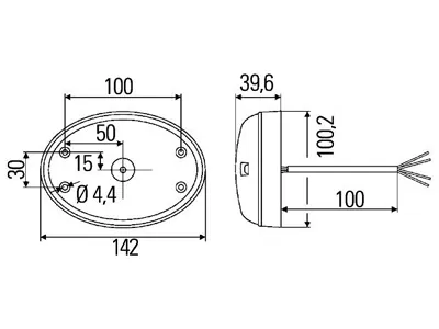 HELLA LED Aizmugures Lukturis - 24 LED, ECE Sertificēts, IP6K9K, 9-32V Spriegums - Attēls 2