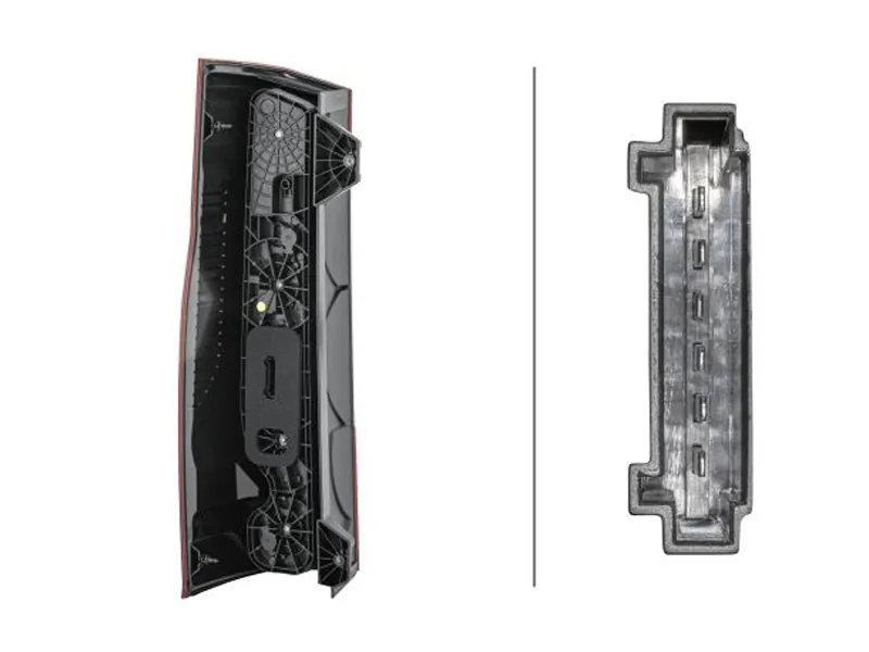 Kombinētais LED aizmugures lukturis ar 5 funkcijām - 12V, ECE sertificēts - Attēls 2
