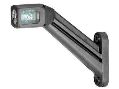 HELLA LED Sānu Gabarītu Lukturis ar Gumijas Kājiņu, 12/24V, Trīskrāsu (Balts, Sarkans, Dzintara)