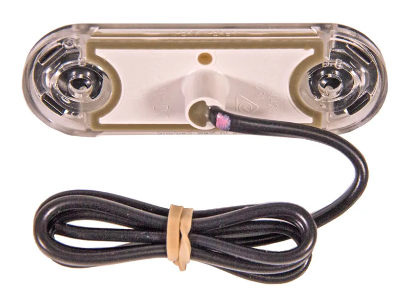 HELLA LED Sarkans Sānu Gabarīta Lukturis 0.5W Ar Iegremdētu Montāžu 12-24V ECE - Attēls 2