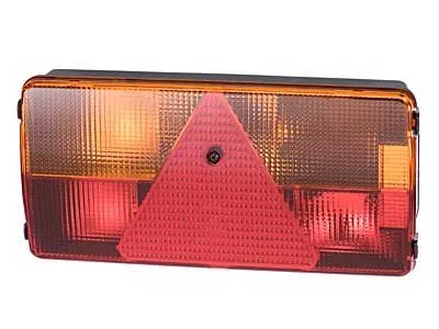 HELLA Aizmugurējais Piekabes Lukturis ar Atstarotāju, 281x139x58mm, BA15s/BAY15d Savienojums