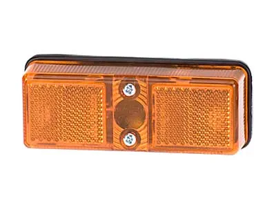 TALMU Dzeltens hologēna sānu gabarītu lukturis ar atstarotāju, SV8.5 pievienojumu