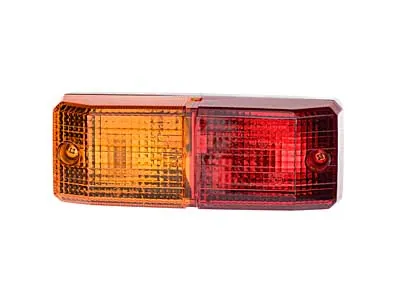 HELLA 2 Kameru Aizmugures Lukturis - Bremžu un Pagrieziena Signālu Lukturis ar 50mm Stiprināšanas Attālumu