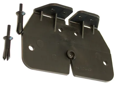 TALMU Stūra stiprinājums lukturiem ar 90mm skrūvju attālumu - profesionāla instalācijas detaļa