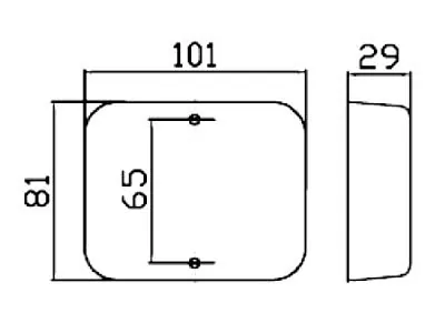 LED darba lukturi atpakaļgaitas gaismām 19 LED IP67 E4 13.5V - Attēls 2