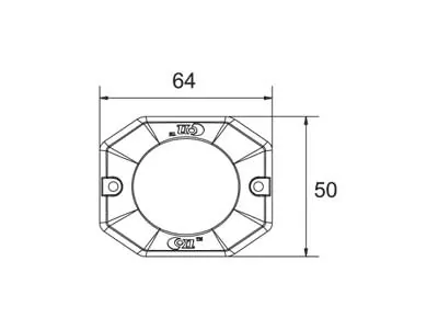 Chrome Frame 40-B9 - Profesionāls Hromēts Rāmis 40-LED105 Stroboskopam