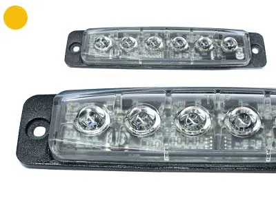 LED Horizontālais Signāllukturis ar 19 Mirgošanas Režīmiem | ECE R65 | IP67 | 12-24V
