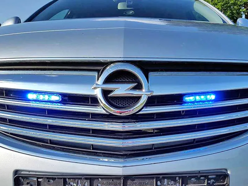 180° LED Horizontālais Signālgaismas Lukturis, 6x PowerLED, IPX7 Ūdensizturīgs, 12-24V - Attēls 4