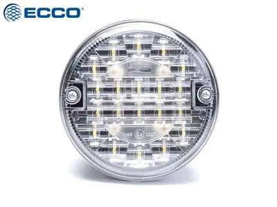 LED Atpakaļgaitas Lukturis 24V - Kompakts Diametrs 140mm ar ECE Reg 23.0 Sertifikāciju