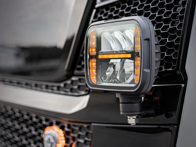 STRANDS ALASKA LED SNOW PLOW LAMP ar apsildāmu lēcu (9-32V, 6000K) - Attēls 6