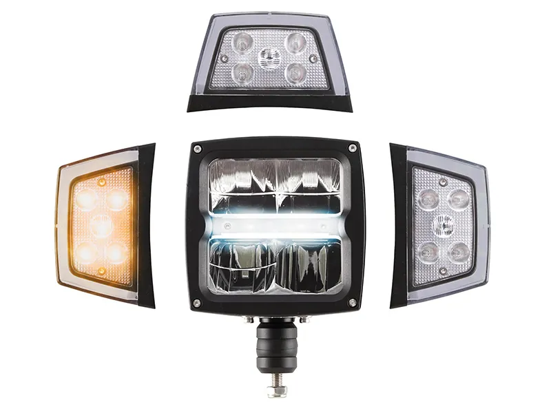 STRANDS Snow Plow Light ar Apsildāmu Lēcu, 10-30V Spriegums, E-apstiprināts - Attēls 3