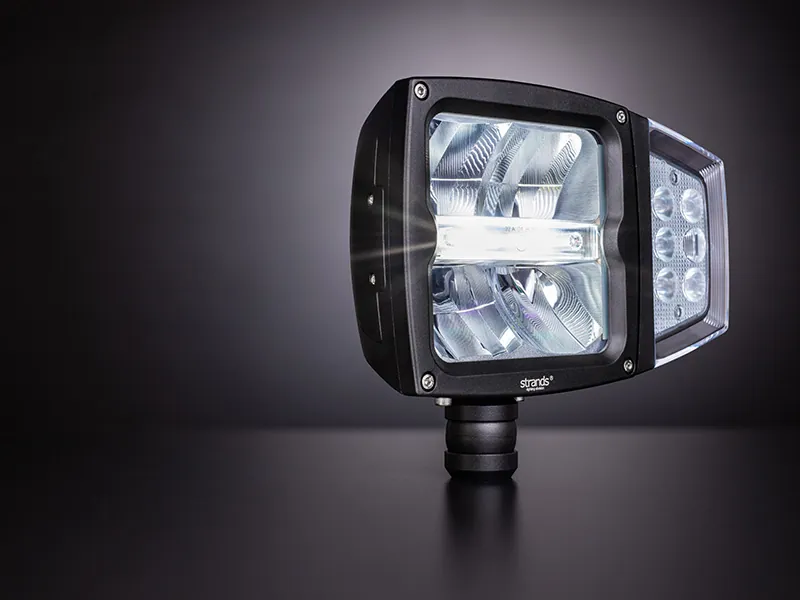 STRANDS Snow Plow Light ar Apsildāmu Lēcu, 10-30V Spriegums, E-apstiprināts - Attēls 6