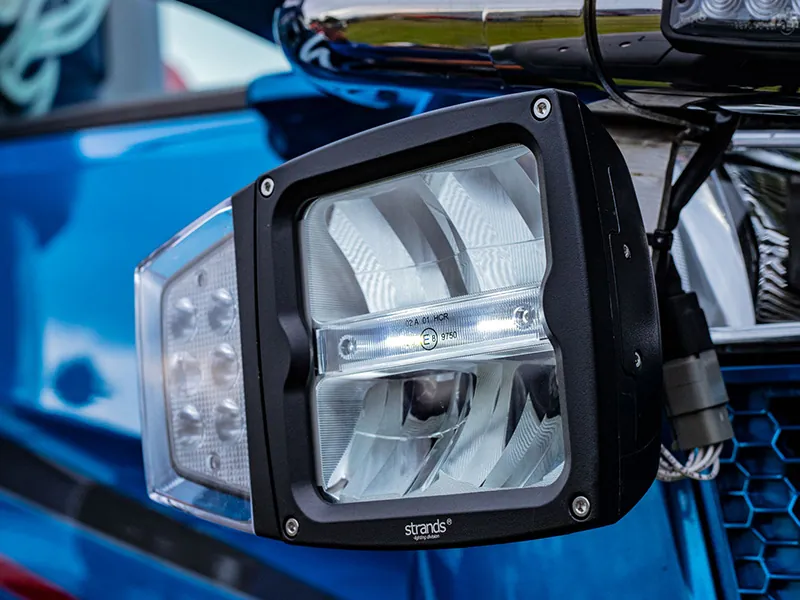 STRANDS Snow Plow Light ar Apsildāmu Lēcu, 10-30V Spriegums, E-apstiprināts - Attēls 7