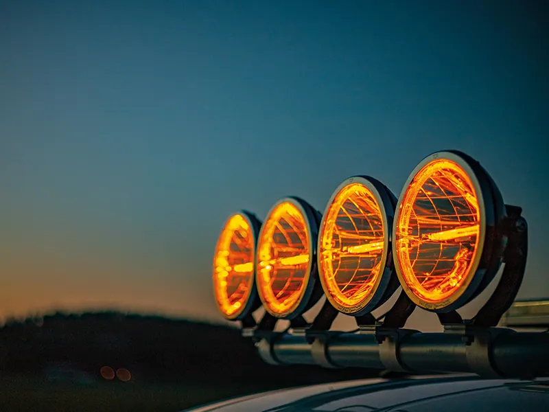 AMBASSADOR 9" LED auto papildlukturi tālās gaismas - Attēls 6