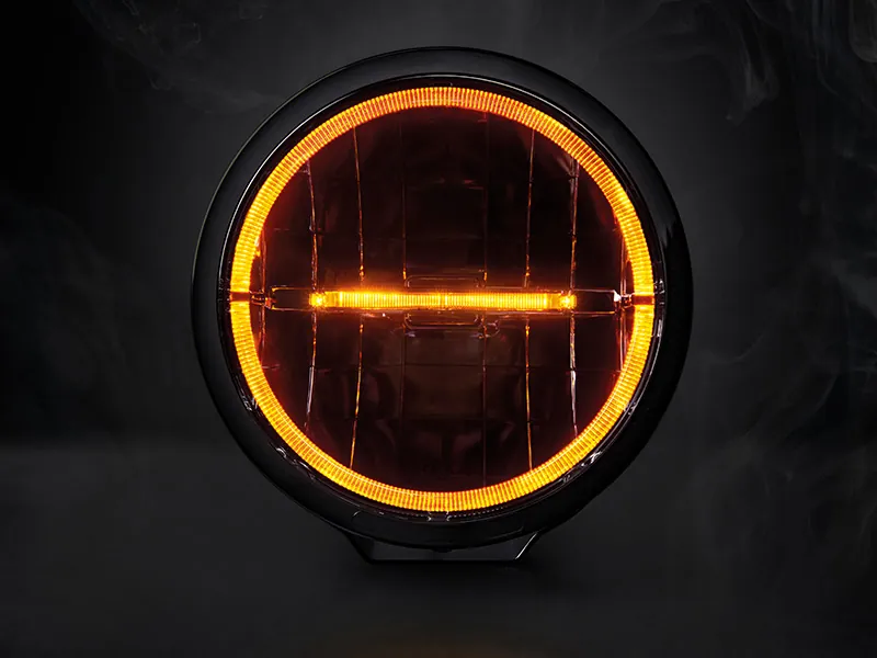 STRANDS AMBASSADOR DARK EDITION 9" LED Braukšanas Lukturis 5535lm 12-24V 6000K ECE R10 - Attēls 5