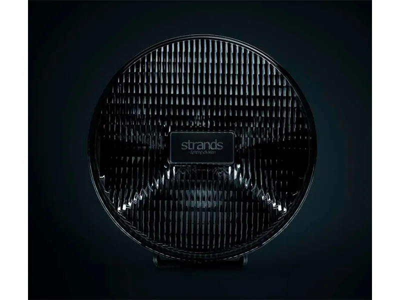 STRANDS IZE LED OG 9" Brauksanas Lukturis ar Dzintara/Baltu Pozīcijas Gaismu (12000lm, 12-36V, ECE R148/R149)