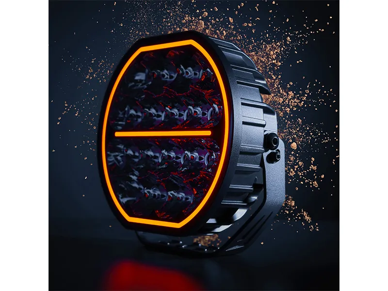 STRANDS BIG ENERGY DRIVING LED papildlukturis ar 13500lm spilgtumu, 444m attālumu un 10-32V darbības spriegumu - Papildlukturi.lv