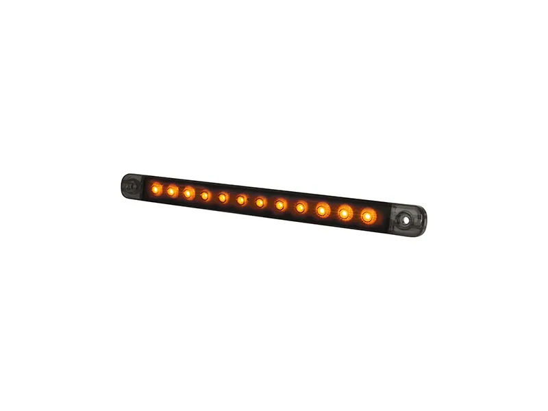 STRANDS DARK KNIGHT SLIM INDICATOR LED - Stila Pagrieziena Signāla Lukturis 12-24V, ECE Sertificēts