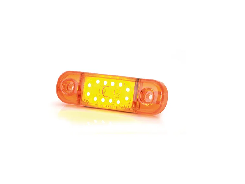Strands Side Marker Slim - Plāna profila sānu marķēšanas lukturis, 12 LED, 9-36V, ECE sertificēts