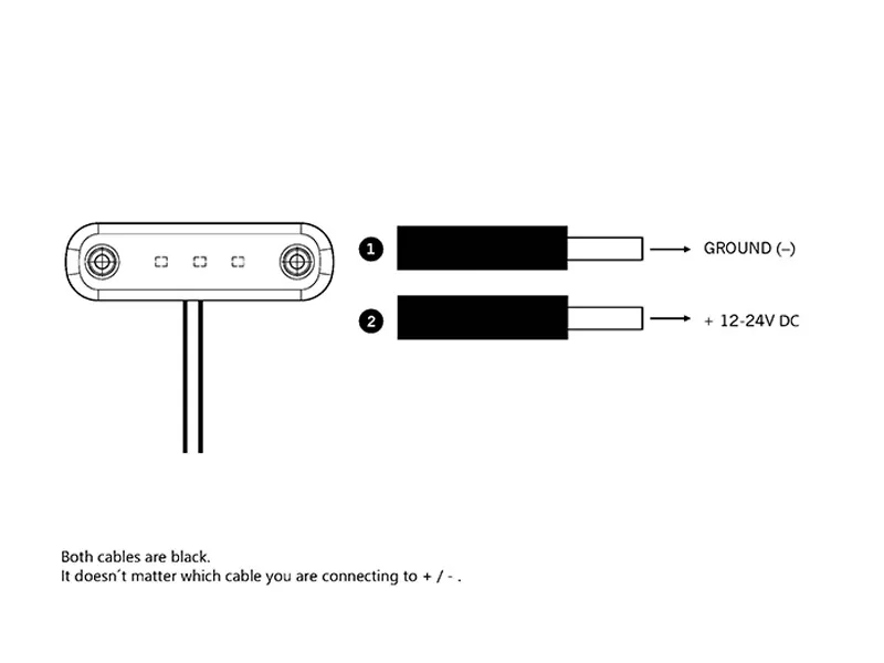 Strands Side Marker Slim - Plāna profila sānu marķēšanas lukturis, 12 LED, 9-36V, ECE sertificēts - Attēls 5