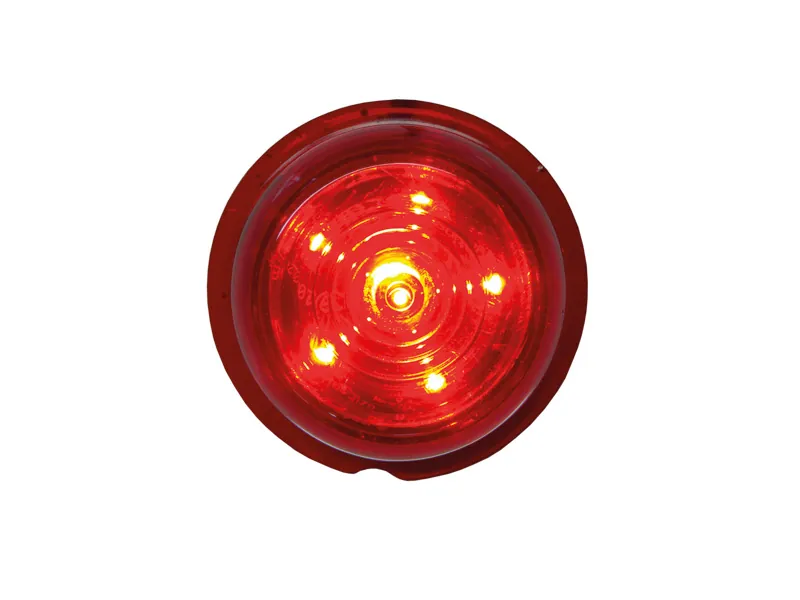 Strands Viking Red LED Lukturis - 6 LED Diodes, ECE R7 Apstiprināts, 12-24V