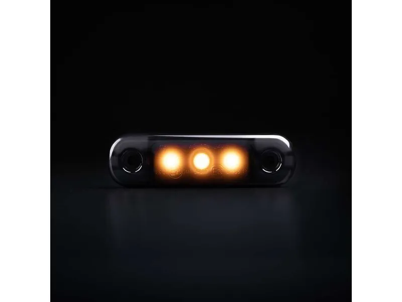 STRANDS DARK KNIGHT SUPER DARK SLIM Sānu gabarītlukturis, 10-32V, ECE R148 sertificēts