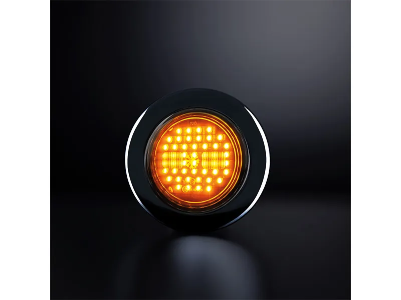 STRANDS DARK KNIGHT IZE LED Dzintarkrāsas Gaismas Lukturis ar ECE R6 Sertifikāciju, 10-30V