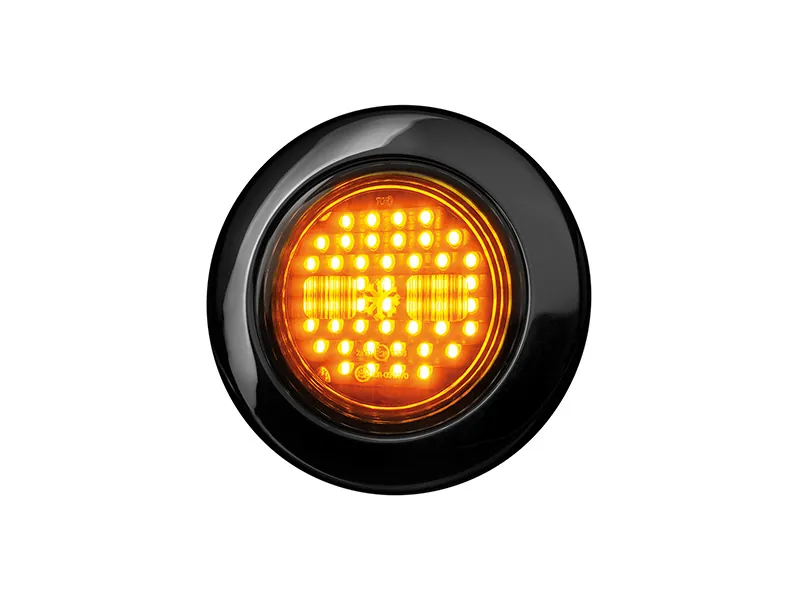 STRANDS DARK KNIGHT IZE LED Dzintarkrāsas Gaismas Lukturis ar ECE R6 Sertifikāciju, 10-30V - Attēls 2