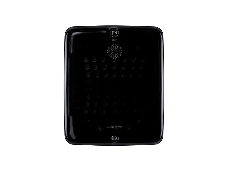 STRANDS DARK KNIGHT IZE LED SQUARE Sarkanais bremžu un aizmugures lukturis 24V ar ECE R7/R10 sertifikāciju - Attēls 3