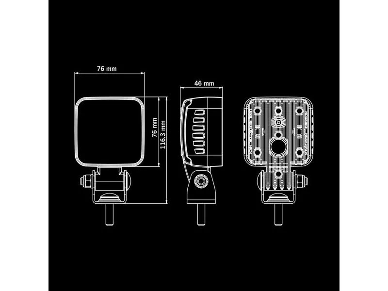 STRANDS FREEDOM WORK LIGHT - Profesionāls darba lukturis ar 900lm, 10-70V spriegumu un 5700K krāsu temperatūru - Attēls 5