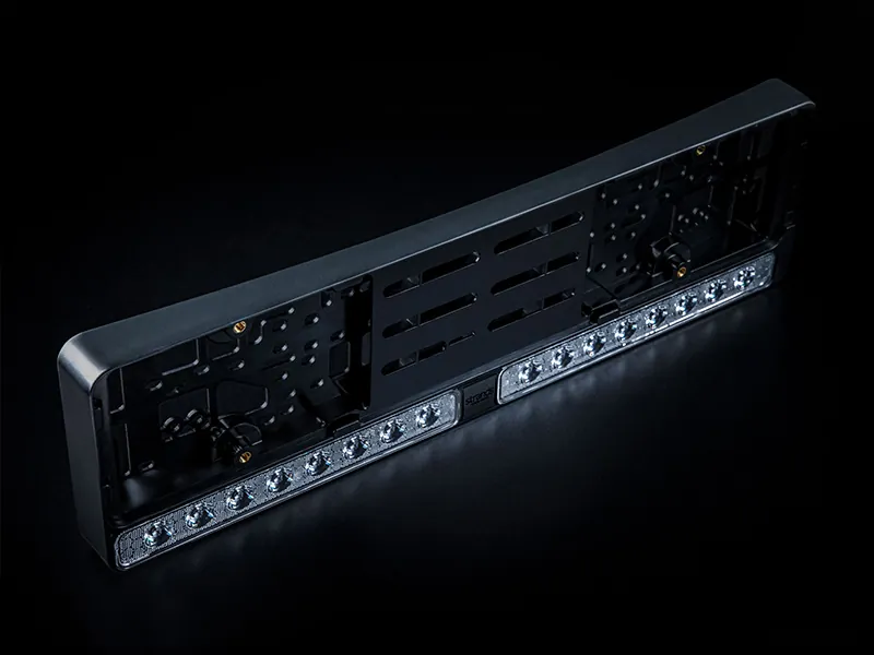 LED numurzīmes rāmis ar iestrādātu LED bāru NUUK E-LINE DUO 9-36V 8793lm 5000K - Attēls 2