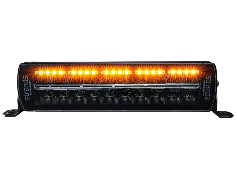 STRANDS SIBERIA NG DR 12" - Jaudīgs LED brīdinājuma lukturis ar 8000lm, 9-35V, ECE sertificēts