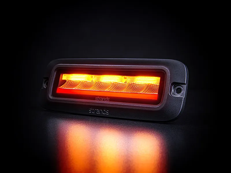 STRANDS SIBERIA MULTIPLE OPTIONS TAIL LIGHT - Universāls aizmugurējais lukturis, 10-32V, 546lm, ECE R148 R10 R65