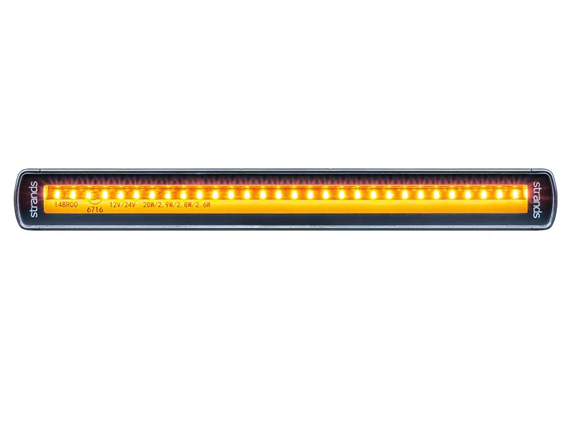 STRANDS SIBERIA LOW RIDER 10" - Ultra-plāna LED gaismu josla ar 4 funkcijām (10-32V)