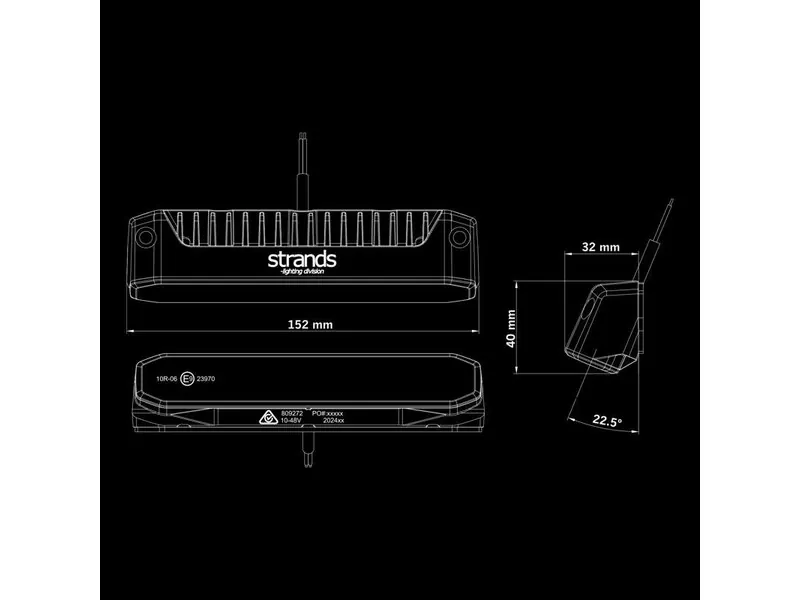 STRANDS FIREFLY SCENE LIGHT Daudzfunkcionāls LED apgaismojums ar 2000lm spilgtumu un 10-48V darba spriegumu - Attēls 5