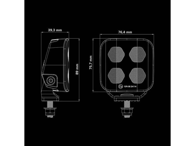 STRANDS UNITY EDGE Jaudīgs LED Lukturis ar 2010lm, 10-36V, ECE R10 sertifikāts - Attēls 5