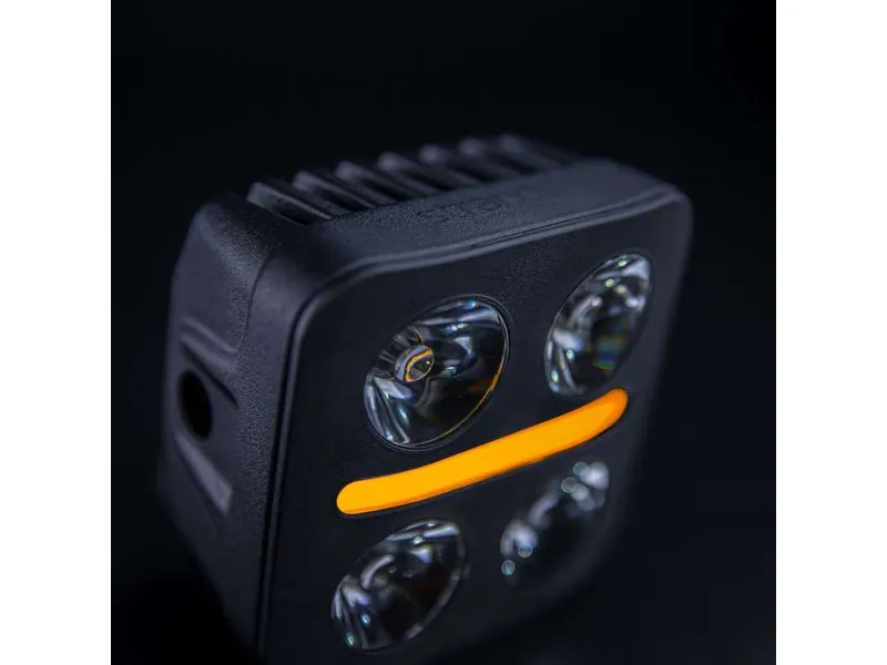 STRANDS NUUK D-LINE QBA Dubultfunkciju Lukturis (Tālā gaisma, Dzintara/Baltā Pozīcijas Gaisma) - 2710lm, 10-32V - Attēls 4