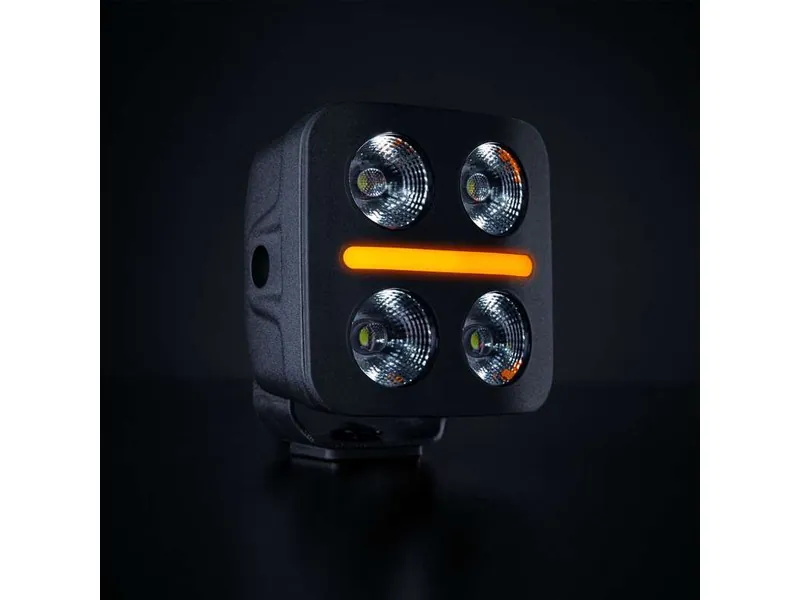 STRANDS NUUK D-LINE QB Darba lukturis ar sarkanām un dzintara pozīcijas gaismām, 2920lm, 10-32V