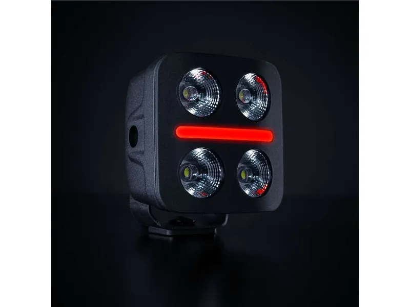 STRANDS NUUK D-LINE QB Darba lukturis ar sarkanām un dzintara pozīcijas gaismām, 2920lm, 10-32V - Attēls 2