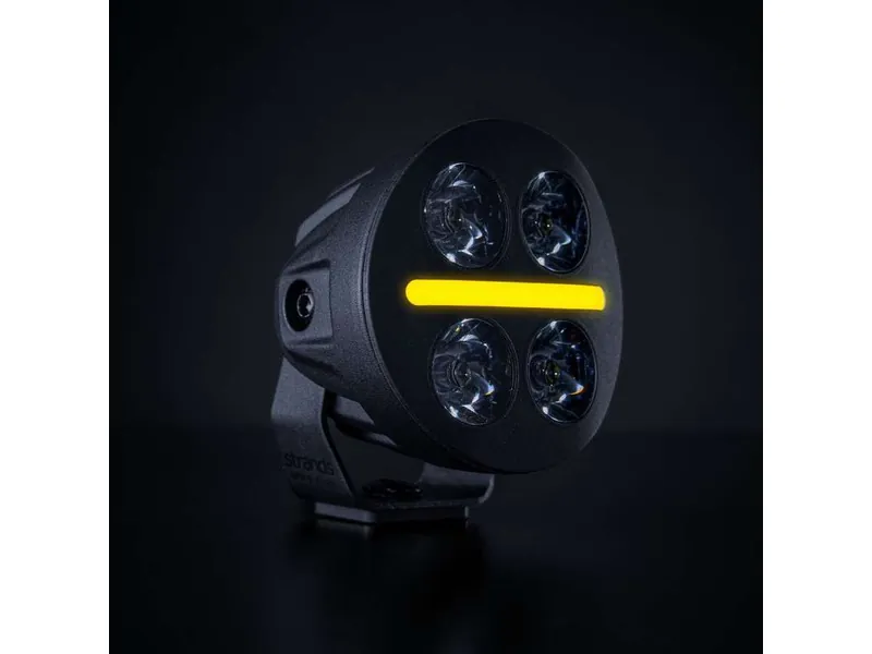 STRANDS NUUK D-LINE MC Braukšanas lukturis ar baltu un dzeltenu pozīcijas gaismu 2540lm 10-32V