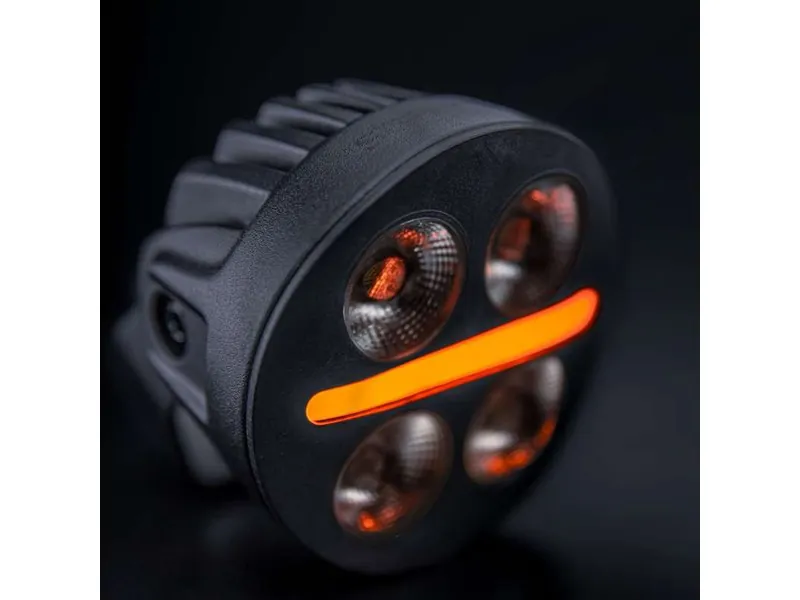 STRANDS NUUK D-LINE MC Darba Lukturis ar Sarkanu un Dzintara Pozīcijgaismu, 2740lm, 10-32V - Attēls 4