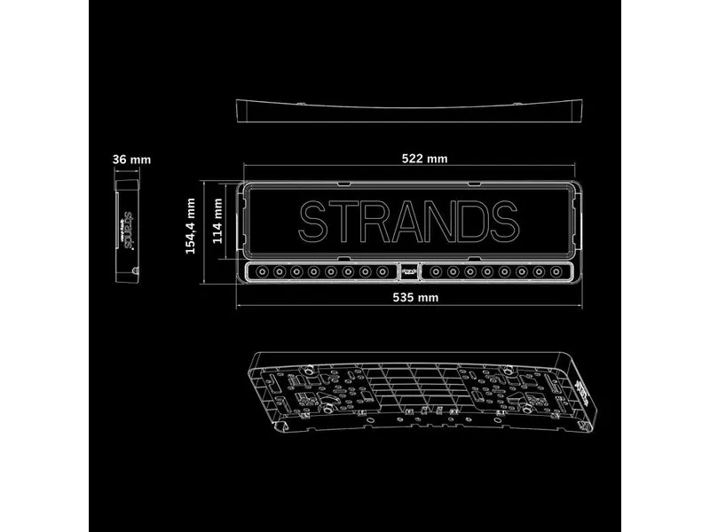 STRANDS NUUK E-LINE DUO BLACK LED BAR 2X10″ - 9000lm Jaudīgs Papildlukturis IP68 - Attēls 6