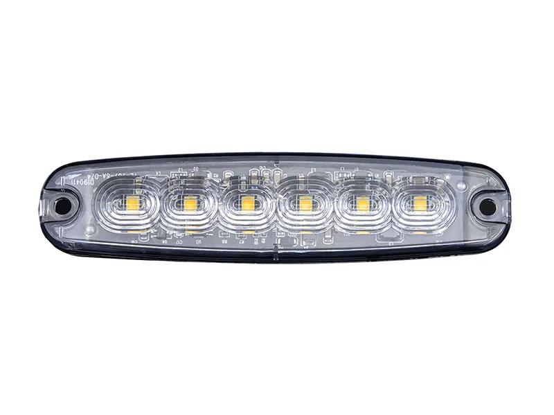 STRANDS CRUISE LIGHT Dzintara Stroboskops ar 6 LED, IP67, 9-30V, ECE R65 Sertificēts