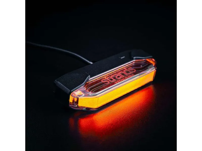 STRANDS FIREFLY SEE ME DOUBLE BURNER Pozīcijas lukturis ar balto/dzintara gaismu (10-48V) ECE R148 apstiprināts - Attēls 5