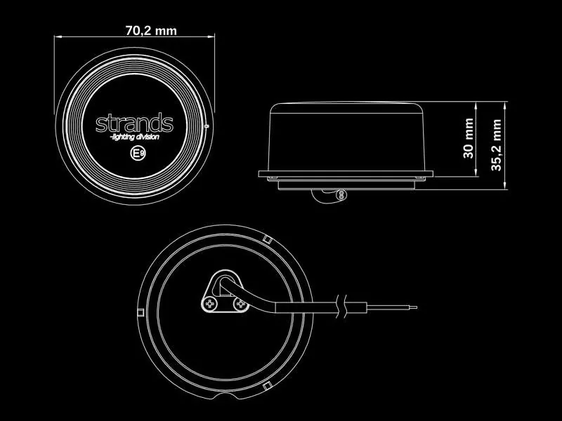 STRANDS FOR9T GEO Aizmugurējais pozīcijas lukturis, 10-40V, ECE R10/R148 sertifikāts - Attēls 6