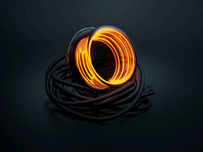 STRANDS FOR9T GEO sānu marķiera lukturis, ECE R148 sertificēts, 10-40V darba spriegums - Attēls 3