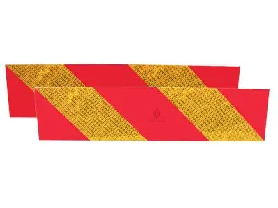 Alumīnija atstarotāju pāris kravas automašīnām, 566x132mm, 2 gab.