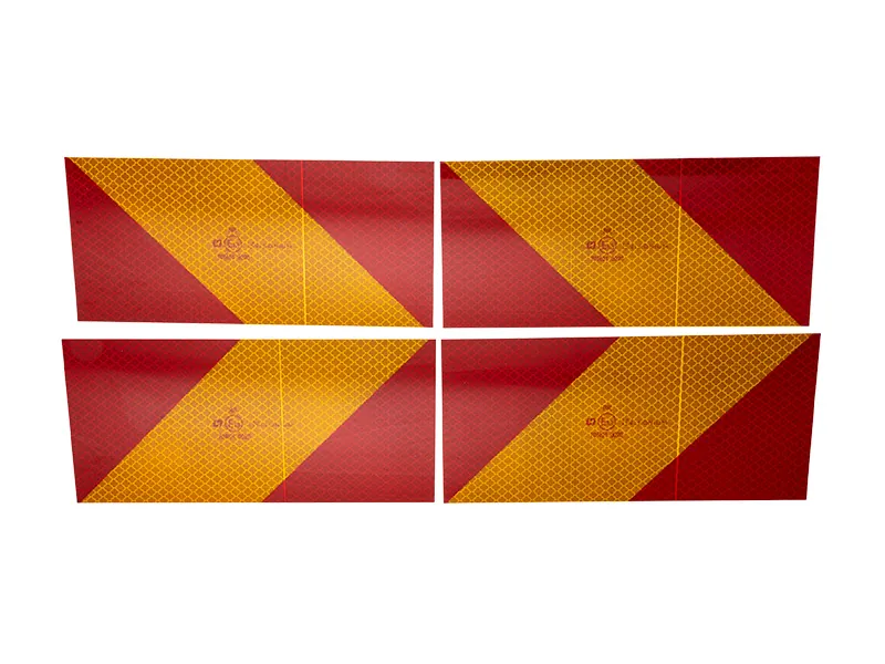 Atstarotāju komplekts Reflector TW-7 - Auto drošības atstarojošie elementi, 4 gab., 282x132mm
