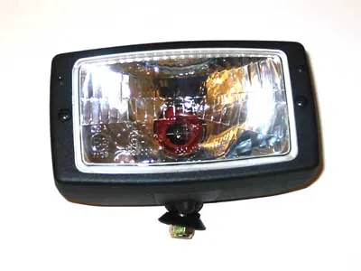 Headlamp H4 priekšējais lukturis ar plastmasas korpusu - Ø 182x102mm